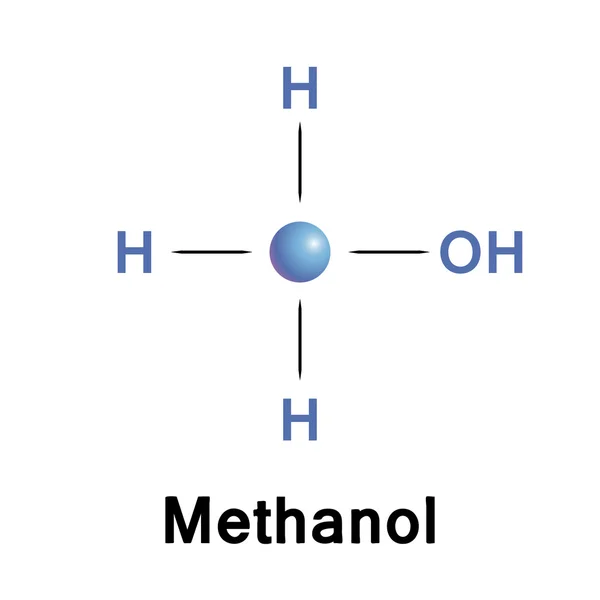 Methanol — Stockový vektor