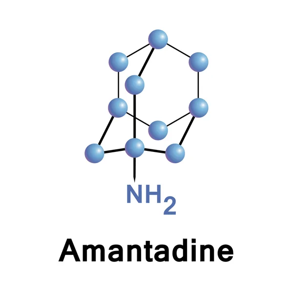 Amantadine — Stockový vektor