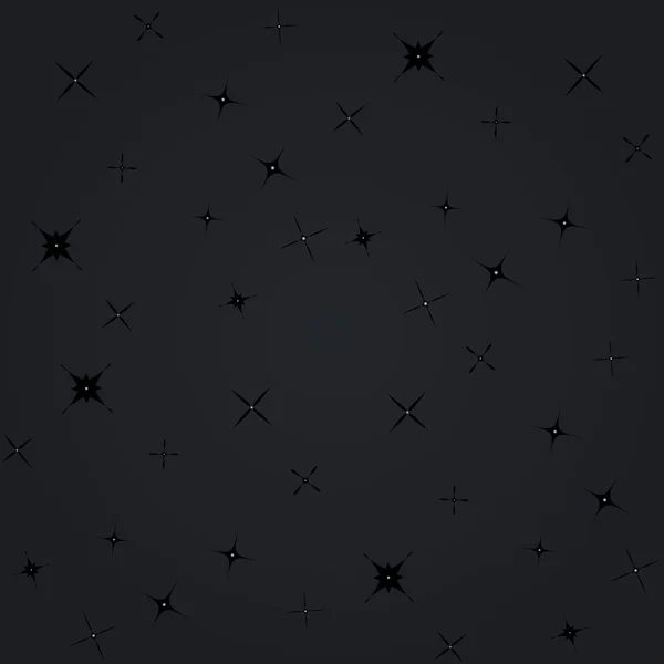 Night view stars — Stock Vector
