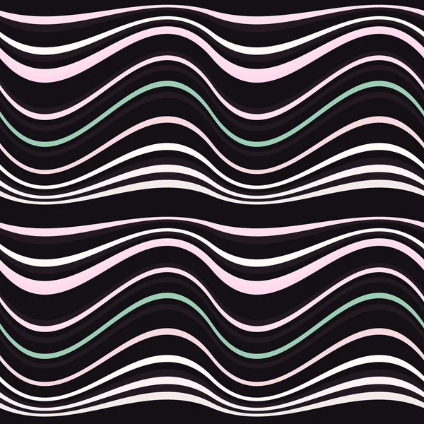 Twisted lignes motif sans couture sombre pour l'arrière-plan fait dans le vecteur . — Image vectorielle