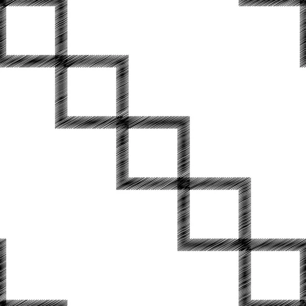 Garabato diagonal cuadrado — Archivo Imágenes Vectoriales
