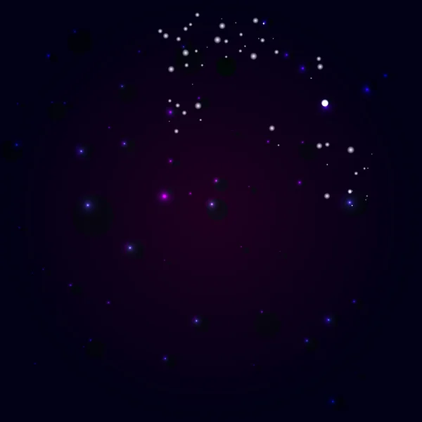 Constellation abstraite dans un univers . — Image vectorielle