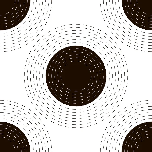 Modèle de cercles pointillés — Image vectorielle