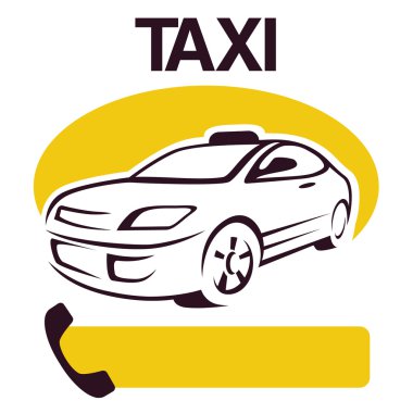 Taxi car clipart