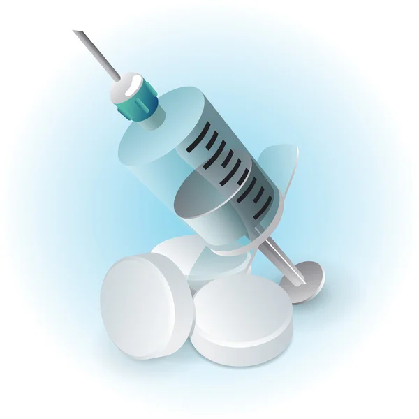 Şırınga ve Tablet (hap)