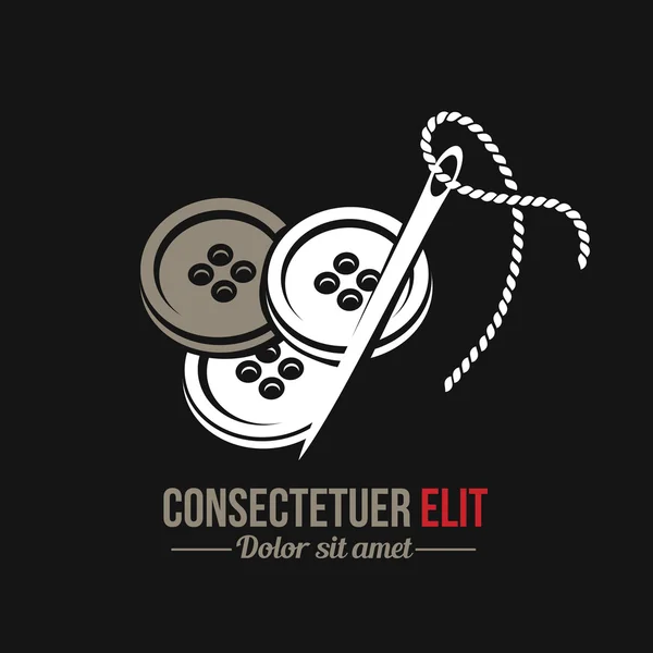 Düğme ve iğne işareti dikiş