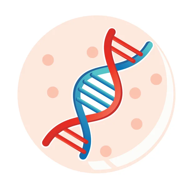 Dna-Zeichen — Stockvektor