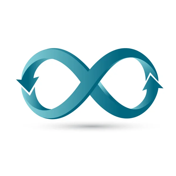 Signo infinito — Vector de stock