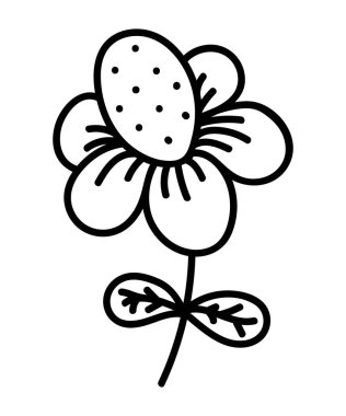 VECTOR 'DA BİR BEYAZ ÇİÇEĞİNDE GÖREV ÇİÇEĞİ