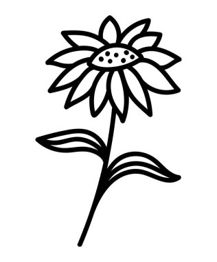 VECTOR 'DA BİR BEYAZ ÇİÇEĞİNDE GÖREV ÇİÇEĞİ