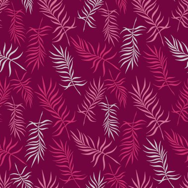 PALM GİZLİ PATTERN VECTOR 'daki CRIMSON BACKground' a KALDI