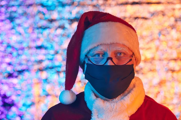 Homem vestido com traje de Santa — Fotografia de Stock