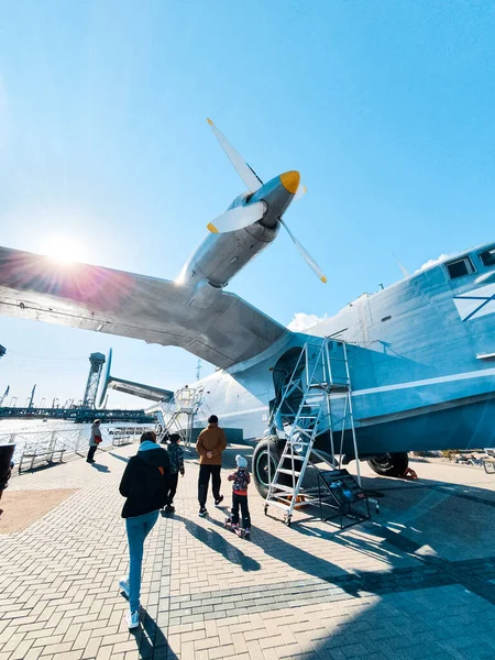 Kaliningrad Oroszország 2019 Március Tengeralattjáró Ellenes Chaika Szovjet Tengeralattjáró Ellenes — Stock Fotó