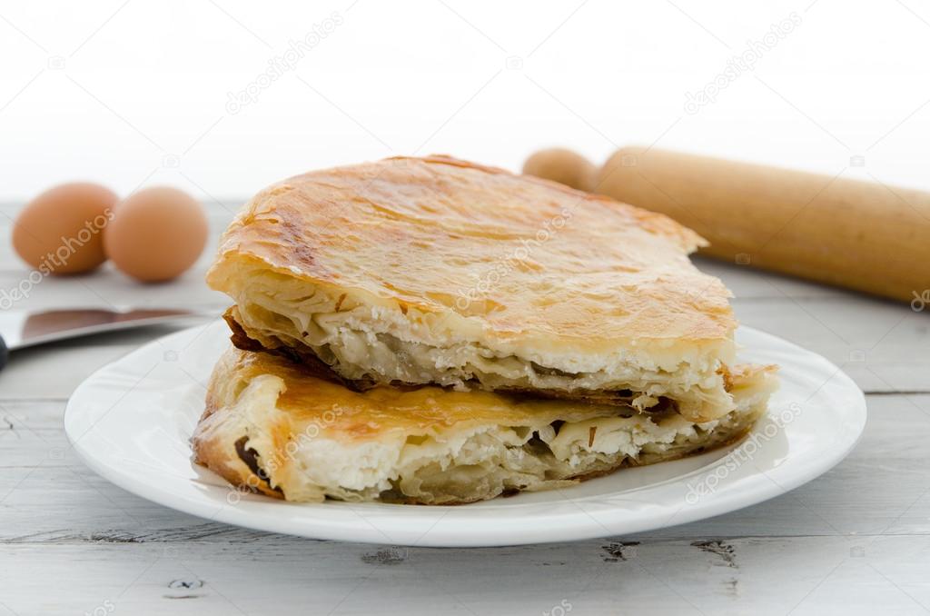 Burek, a traditional dish from Balkan, Burek - pie