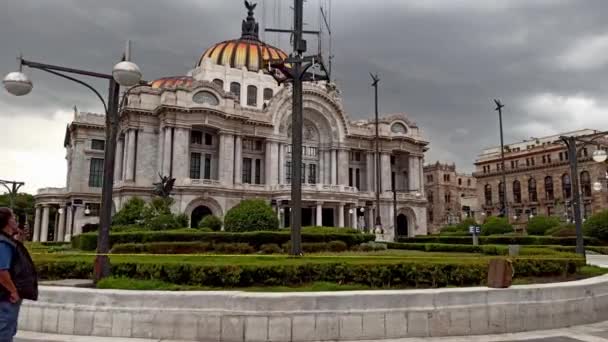 Mexico City Mexiko Juli 2020 Palace Fine Arts Mexico City — Stockvideo