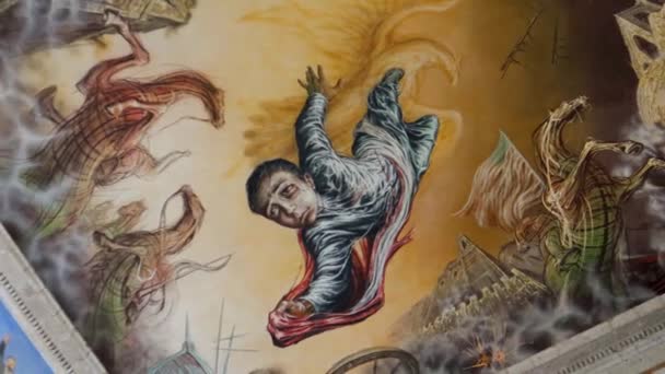 Cidade México México Junho 2021 Mural Dos Heróis Das Crianças — Vídeo de Stock