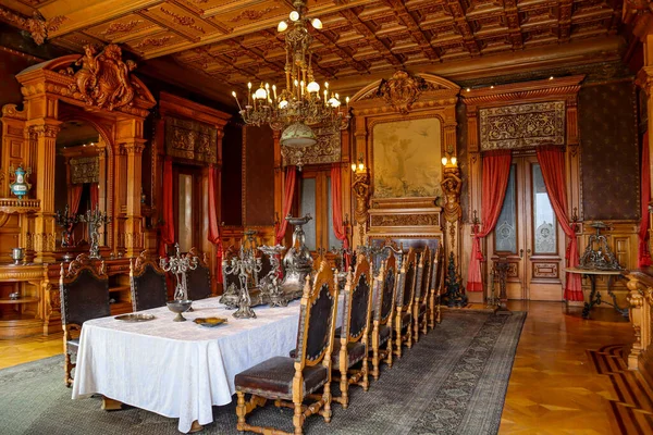 Città Del Messico Messico Giugno 2021 Sala Pranzo Del Castello Immagine Stock