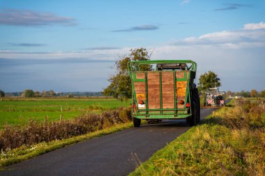 Akşamları gün ışığında, traktörler tepenin üzerinden ve vadiden geçer, her zaman yapacak bir şey vardır.