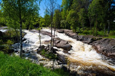 Norveç 'teki trollfoss ve pinas' a yürüyüş yolunda