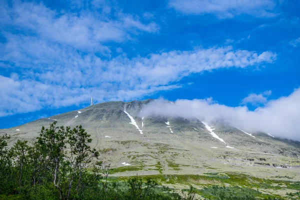 Auf Dem Weg Zum Gaustatoppen Norwegen Einem Schönen Sommertag — Stockfoto