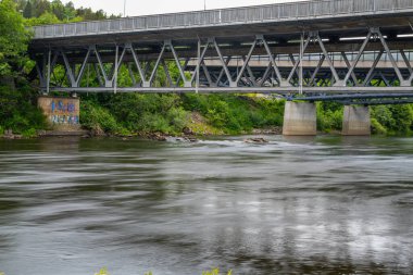 Norveç 'in Larvik yakınlarındaki Lgen Nehri' nde balıkçıların toplandığı uzun vadeli kayıtlar