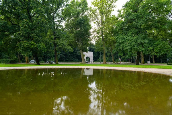 2021 Berlín Alemania Fotos Del Parque Treptower Belin — Foto de Stock