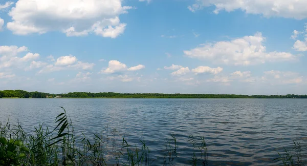 Panorama Shot Lake Paetzer Front Lake Brandenburg — Stock Photo, Image