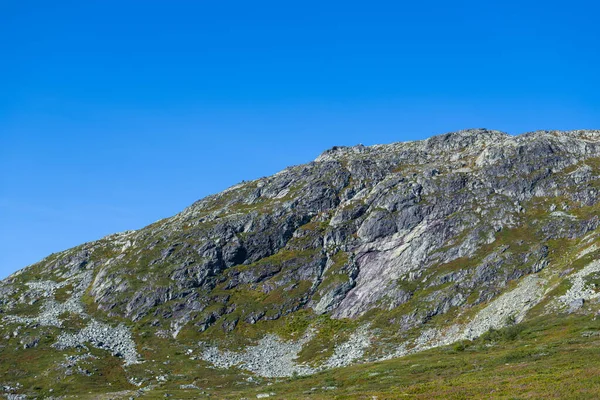 Dağda Yürüyüş Izleri Norveç Manzarasının Görüntüleri — Stok fotoğraf