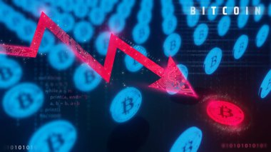 Bitcoin (BTC) fiyatı düşer. Bitcoin çökmek üzere. Bitcoin reddediyor. Bitcoin Kripto Para Fiyatı Geri Çekiliyor.