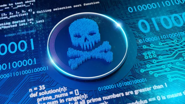 保护计算机免受病毒 黑客和间谍的攻击 防火墙 因特网安全 — 图库照片