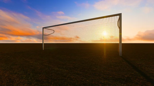 Soccer goal — Stock Photo, Image