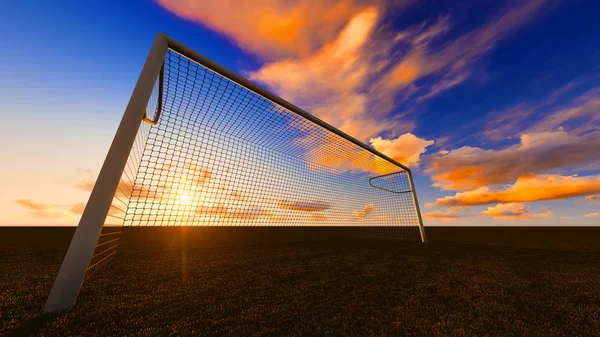 Soccer goal — Stock Photo, Image