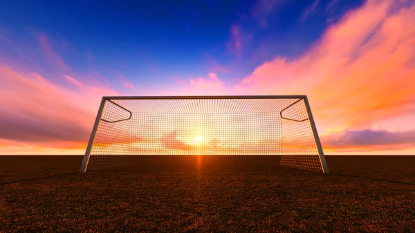 Objetivo de fútbol — Foto de Stock