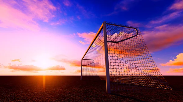 Objetivo de fútbol — Foto de Stock