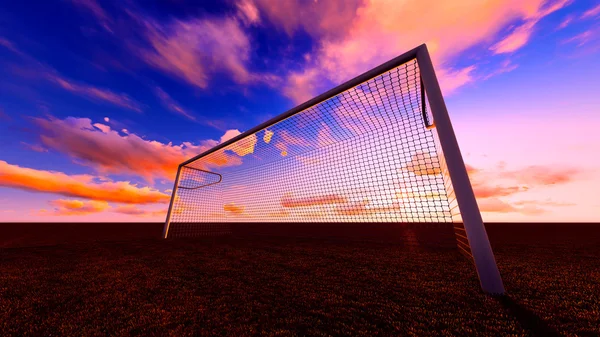 Soccer goal — Stock Photo, Image