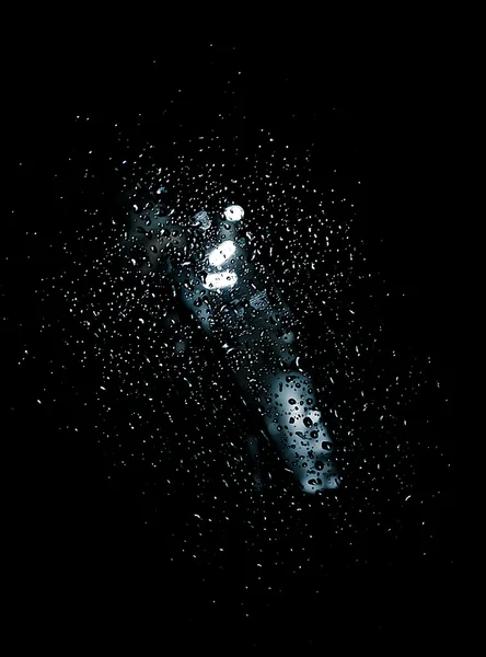 ピンぼけ光と水滴します。 — ストック写真