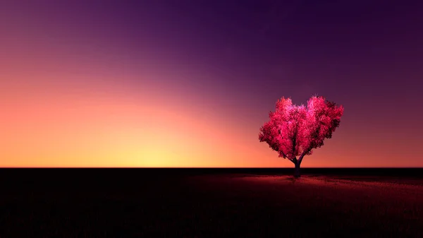 Albero del cuore — Foto Stock