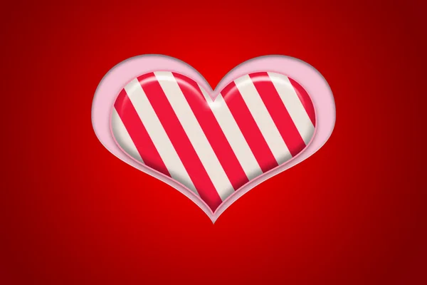 Caramelle a forma di cuore — Foto Stock