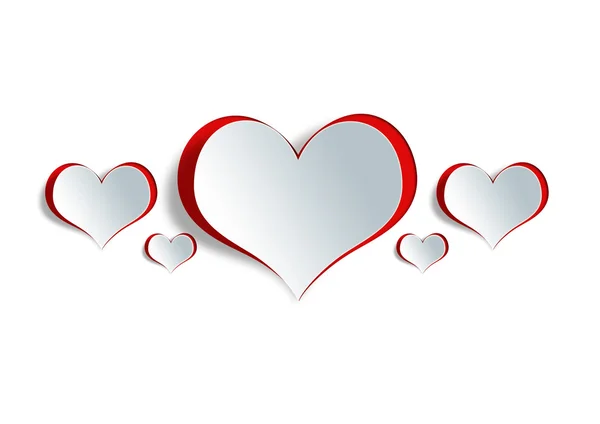 Heart shape on paper craft — Stock Photo, Image
