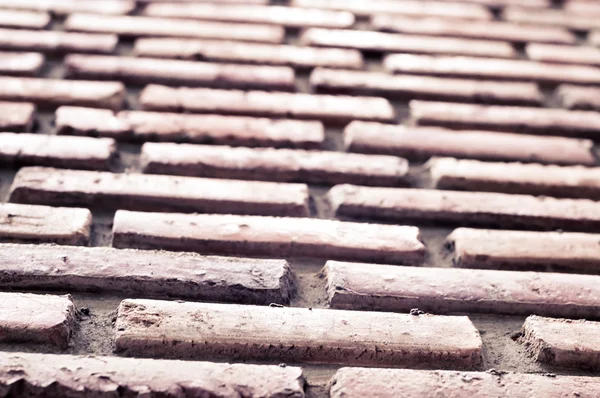 Brick with dirty wall — Stock Photo, Image