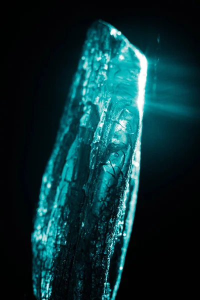 Hermosa Piedra Azul Macro Foto Cerca — Foto de Stock