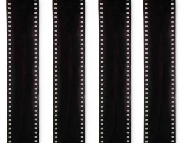 테이프 35Mm 바탕에는 촬영용 스트립 분리되어 — 스톡 사진