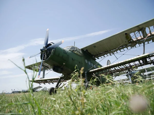 Old Abandoned Plane Base Abandoned Broken Planes — Stock Photo, Image