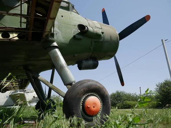 Old Abandoned Plane Base Abandoned Broken Planes — Stock Photo, Image