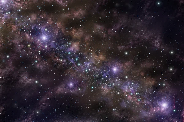 Univers espace lointain étoile nébuleuse — Photo