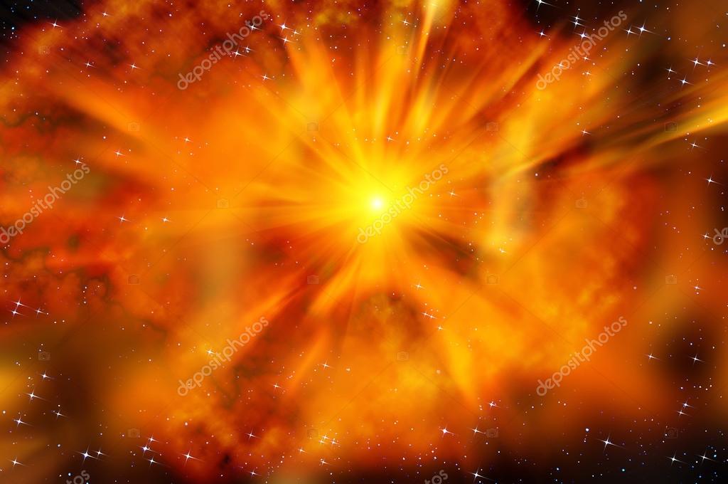 Yellow Stars In Space