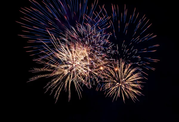 Fuochi d'artificio saluto — Foto Stock