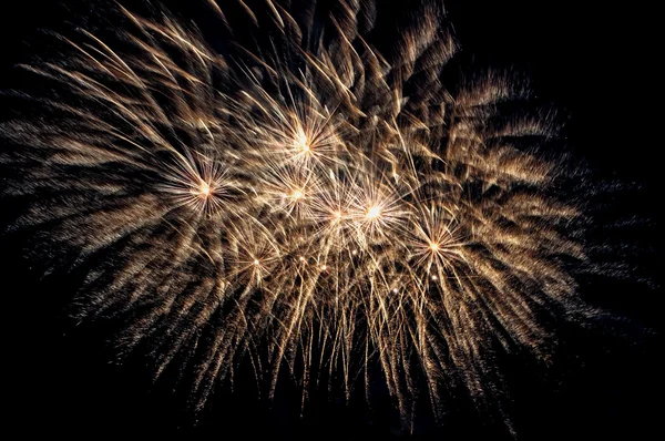 Saludos de fuegos artificiales — Foto de Stock