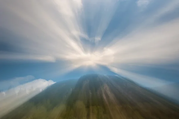 抽象的な性質背景ズーム — ストック写真