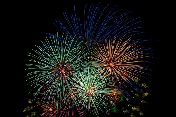 Fireworks salute — Stock Photo, Image